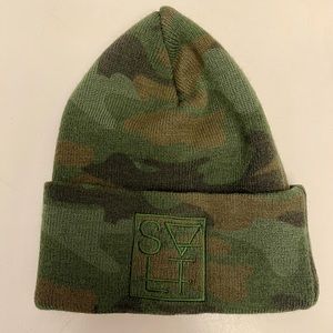 SALT brand Camo beanie